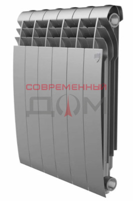 Радиатор ROYAL THERMO Revolution Bimetall 500 2.0 Silver Satin – 6 секц.